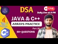 Day 25 Arrays Part 16 - Solving LogicNLearn DSA Sheet Live DSA in C Java by LogicnLearn