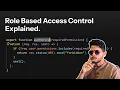 Role-Based Access Control RBAC explained with a Real Node js Example