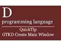 QuickTip - D programming language Tutorial