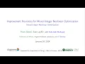Lecture 46 Improvement Heuristics for Mixed-Integer Nonlinear Optimization Sven Leyffer