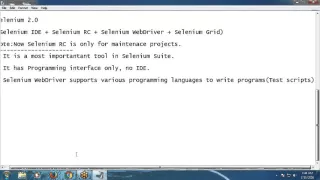 Selenium Tutorial 16 Introduction to Selenium WebDriver