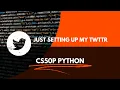CS50P Python Week 2 Loops Problem Set 2 Just setting up my twttr