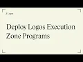 Bootstrap Build Deploy Logos Execution Zone Programs with logos-scaffold