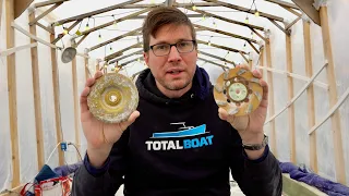 Which Grinder Pad Strips the Fiberglass Best? | Windpuff’s Rebuild [S1 Ep 22]