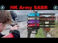 HK Army SABR Paintball Gun Unboxing Shooting l Best Cheap Paintball Gun