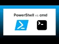 PowerShell vs cmd In easiest way