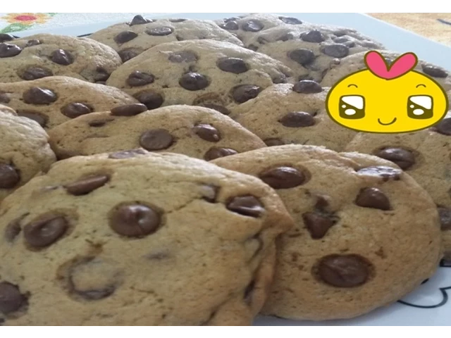 COMO FAZER COOKIES COM GOTAS DE CHOCOLATE:)