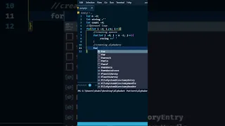 Alphabet Pattern 8 in javascript