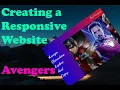 Creating a Responsive website using Html Css and Javascript showcase