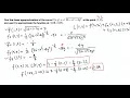 Calculus III Linear approximation example