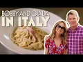 Bobby Flay Eats Pasta with Anchovy Butter in Rome Bobby and Giada in Italy discovery