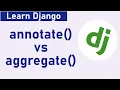 Annotation and Aggregation in Django