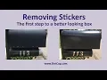 Remove Mailbox Stickers