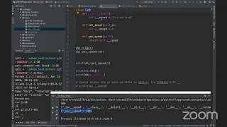 Python data hiding with private variable