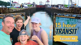 Crossing the PANAMA Canal on our Leopard 45 Catamaran