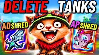 New TEEMO DELETES TANKS... (Anti-Tank BUILD)