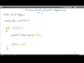 Introduction to programming in C - part 1