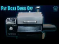 Pit Boss Laredo 1000 Burn Off and Review