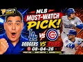LA Dodgers vs Chicago Cubs Pick 26 MLB Pick Prediction