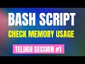 part-1 Bash Script to Monitor Memory Usage with kk