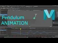 Pendulum 3d ANMATION Maya 3d animation