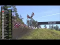Lagu Sacha Coenen pushing on Liam Everts in MX2 Qualifying Race #MXGPSweden