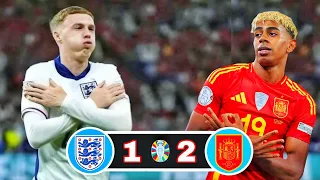 نهائي القاره ملخص مباراة اسبانيا وانجلترا 2 1 نهائي اليورو 2024 تعليق عربي عصام الشوالي جوده عاليه 