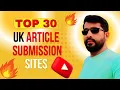Top 30 Free UK Classified Submission Site List 2025 Best UK Classified Site List March 2025