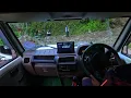 Narrow Road Bolero 4x4 Pickup POV Driving Hill Road Drive 