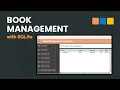 Python Book Management System with SQLite - Part 2 Insert Retrieve Data from the Database
