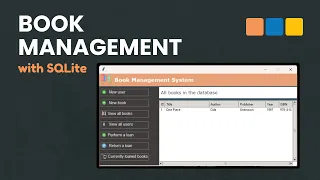 Python Book Management System with SQLite - Part 2 Insert Retrieve Data from the Database