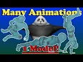 Add Multiple Animations To Your 3D Model - Using Blender