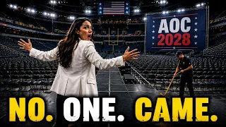 🚨 AOC Screams at March for Washington' Rally COLLAPSES as Almost NO ONE Shows Up!