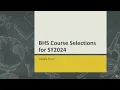 Bayside Course Requests Form SY2024