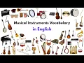 Lagu 🎵 Musical Instruments in English | Learn Music Vocabulary with Pictures #musicalinstruments
