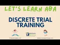 Discrete Trial Training DTT in ABA Therapy RBT BCBA Review Learn Applied Behavior Analysis