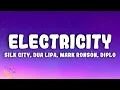 Lagu Silk City, Dua Lipa - Electricity ft. Diplo, Mark Ronson