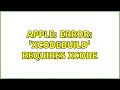 Apple ERROR xcodebuild requires Xcode 2 Solutions