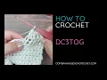 dc3tog crochet stitch tutorial