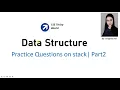 Data Structures Gate Practice questions on stack part 2 GATE CS NTA NET NIC NIELT DSSSB