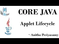 Applet Life Cycle - Java Programming