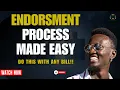 Endorsement Process Explained Step by Step Beginner Guide