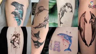 Dolphin Tattoo Designs 2025 Beautiful Dolphin Tattoo Inspiration Dolphin Tattoo Ideas for Men