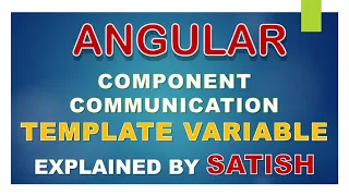 Angular Template Variables Component Communication In Angular