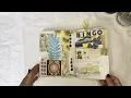 Colourful Out wit a Bang Journal Flip Through No Talking Junk Journal Art Journal Inspiration