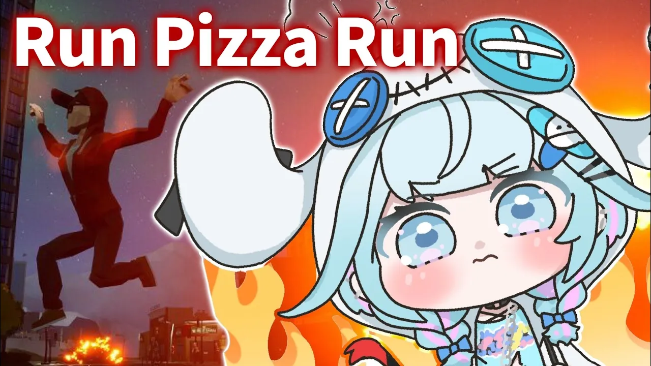 【Run Pizza Run】命懸け？！ピザ配達員になる【水宮枢／FLOW GLOW】#hololiveDEV IS