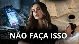 4 Hábitos Noturnos que eu Abandonei Depois de Entender o Sono