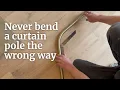 How to Bend and Cut Curtain Poles Part 2