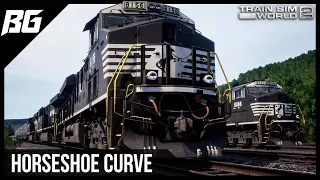 Horseshoe Curve w RailDriver Norfolk Southern ES44AC Train Sim World 2 PC
