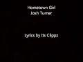 Hometown Girl Josh Turner lyrics